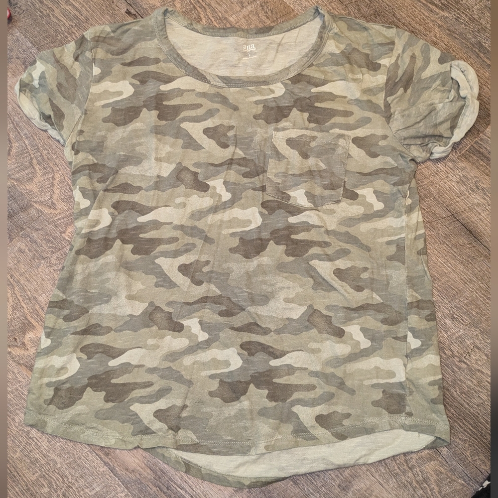 A camo T-shirt